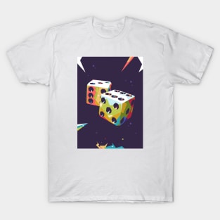 Dice Background T-Shirt